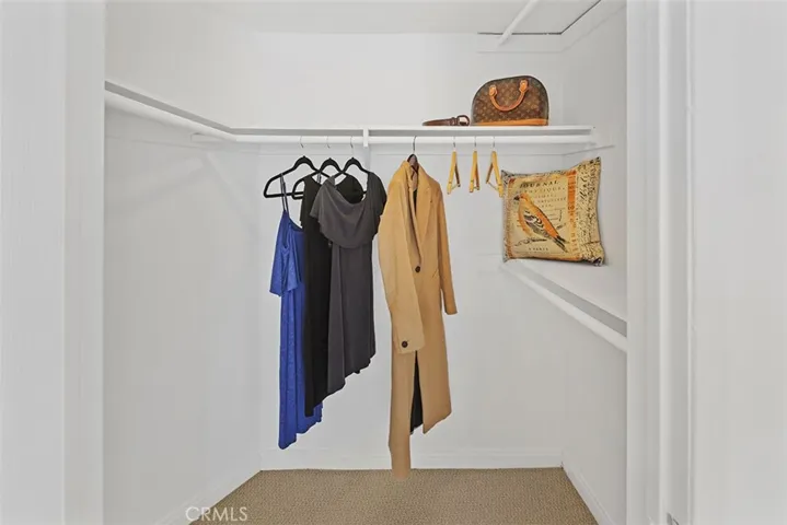 Large closet off bedroom  1