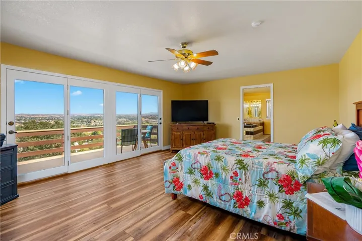 Great Views from The Master Bedroom on the Main Level