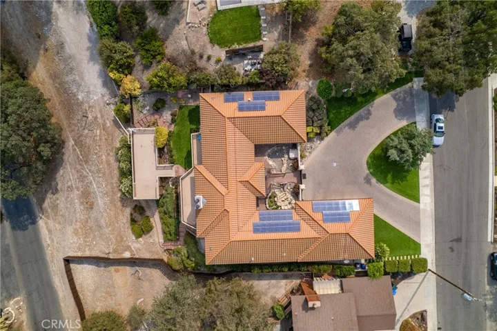 Aerial View of the Home and Lot