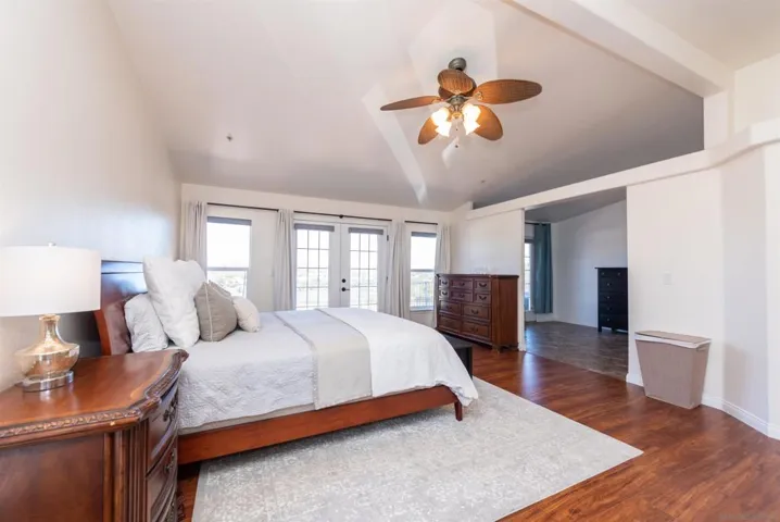 Notice the extra room off the master bed room