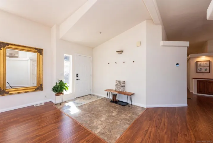 Enter into the living room