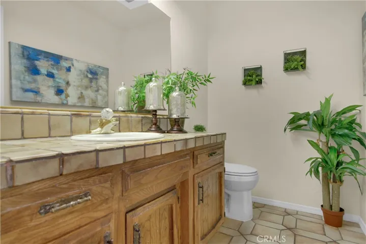 Convenient hall bath perfect for guests