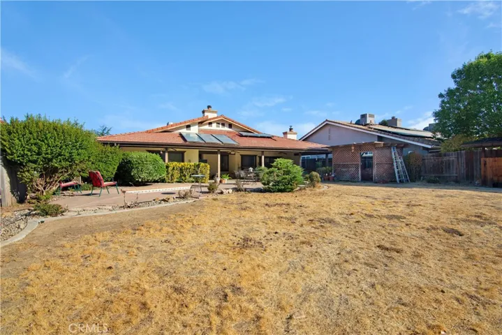 Large lot with plenty of room to add a large pool, lattice enclosed BBQ area. There is an above ground spa
