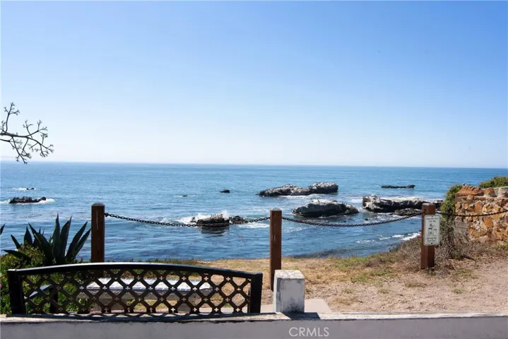 Ocean view at end of  street