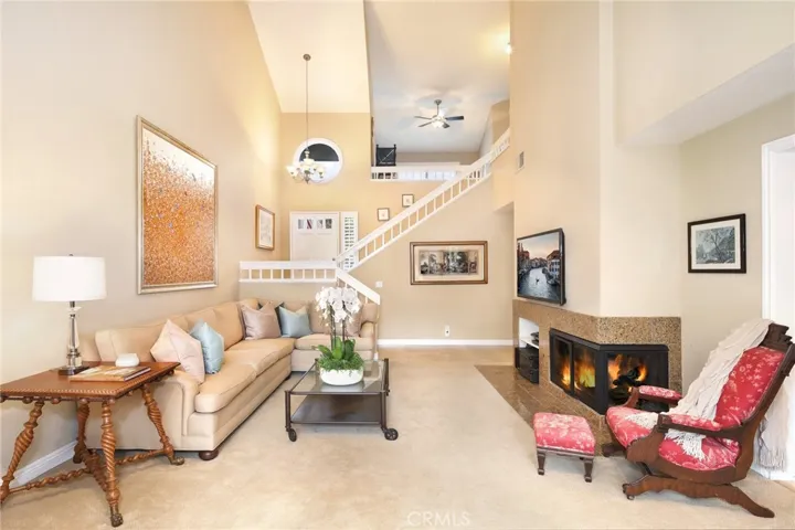Beautiful open spaces with soaring ceilings