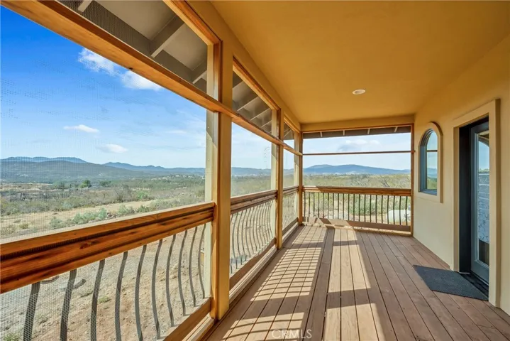 Screened in porch off master suite