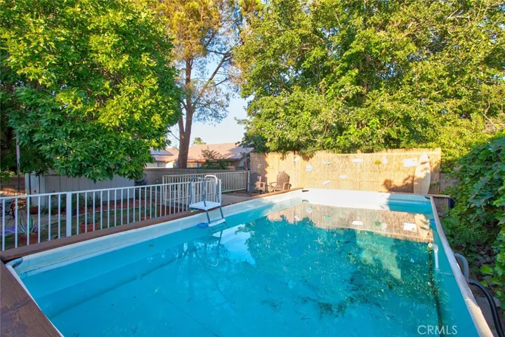 Pool with deck