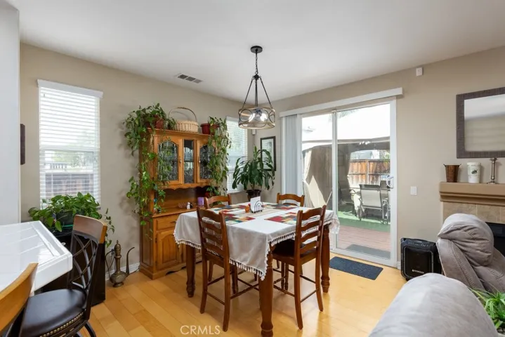 Formal Dining Area with view to Rear Yard