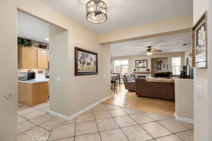 Entry into Great Room and Kitchen