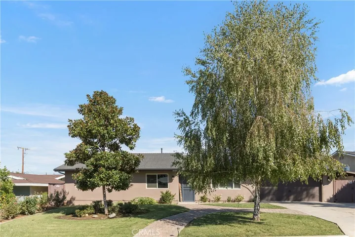 Mature landscaping
