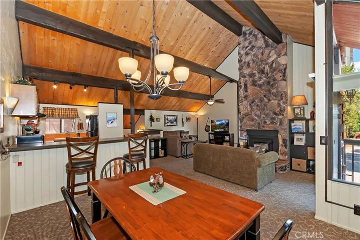 Open living/dining/kitchen