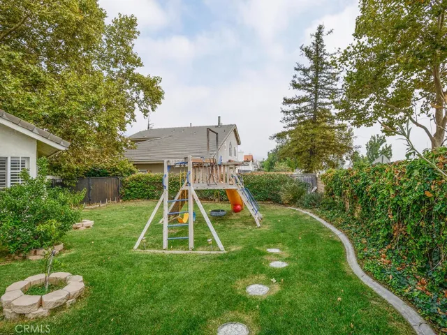 Right side back yard