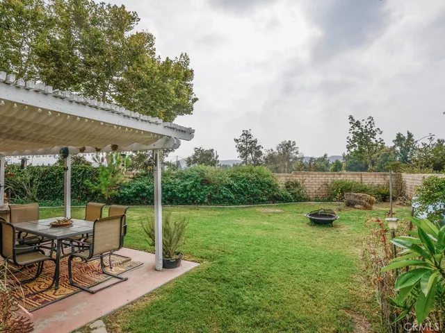 Large corner lot backyard