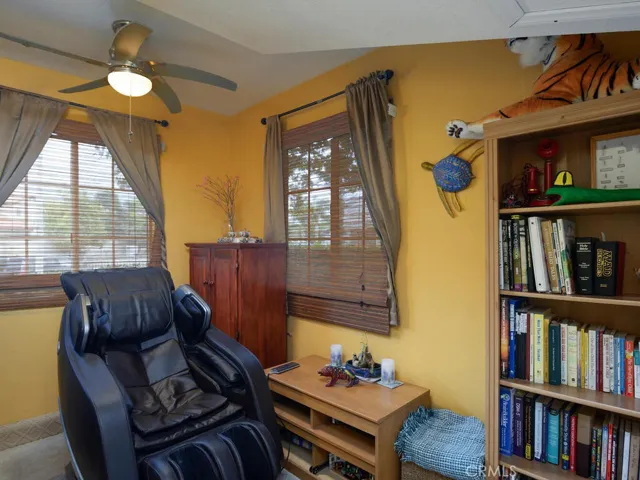 Bonus room next to garage.