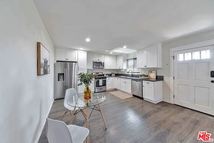 Looking into kitchen