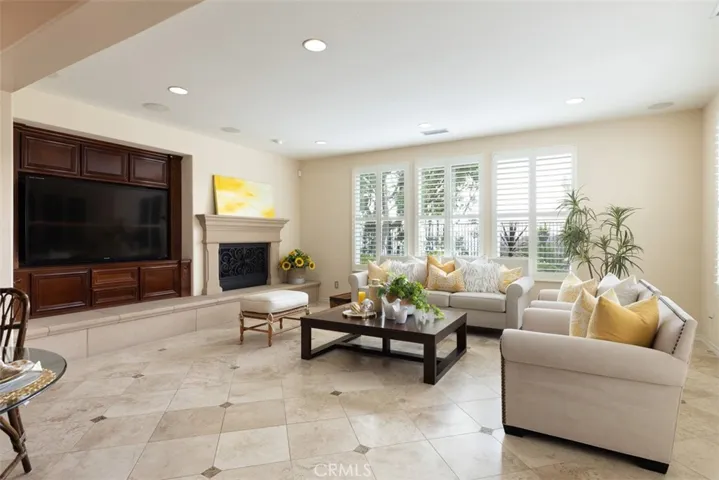 Custom Built In Entertainment Center in the Family Room!