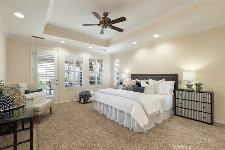 MAIN FLOOR MASTER SUITE with direct access to the Outdoor Pavilion!
