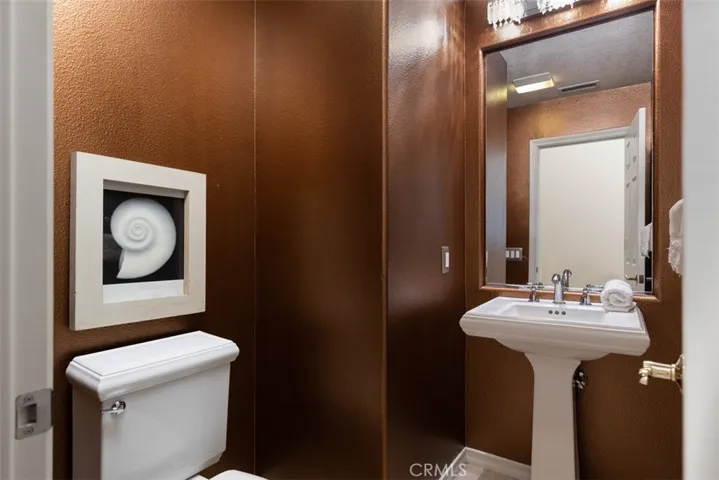 Elegantly appointed Powder Room