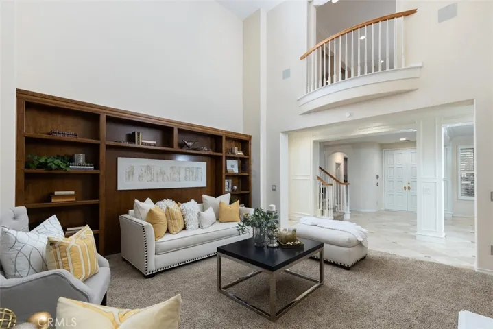 Formal Living Room with Bonus Room Loft Balcony!