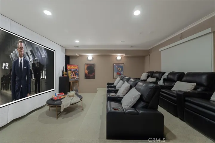 Home Theater With Stadium Seating