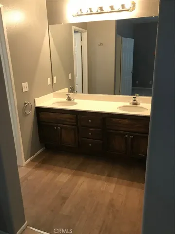Master Bathroom with double vanity
