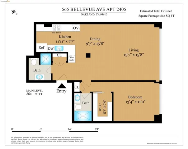 565 Bellevue Ave. 2405, Oakland, California 94610