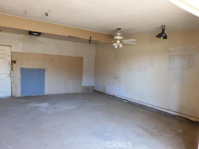Interior of garage, east side