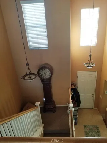 Main entrance view from second floor