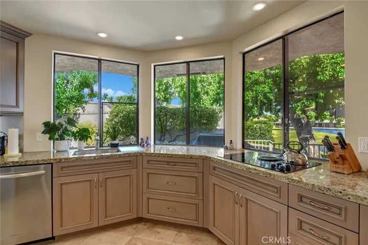 Kitchen sink area