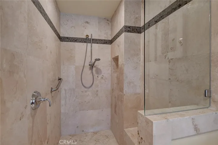 Primary bathroom walk in shower