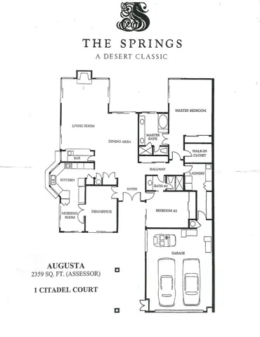 Original Floor Plan. Modifications were made during the remodel.