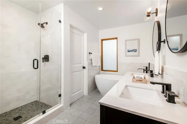 Primary bathroom suite remodeled in 2021.