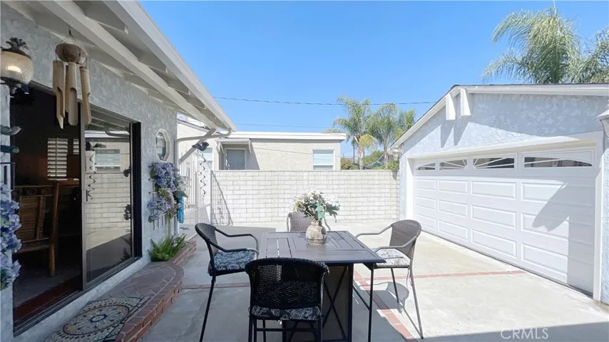Back Patio near Dining Room