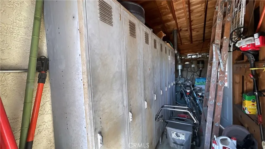 Work Space behind the Garage