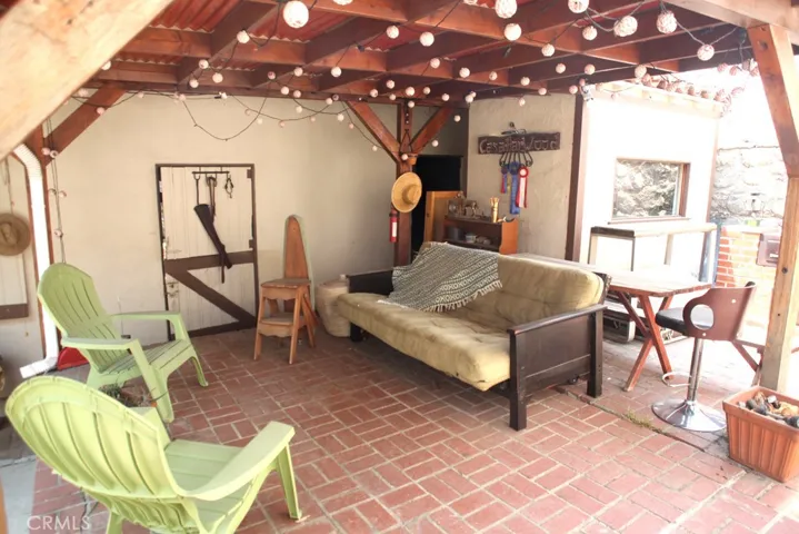 Covered Party Patio with nearby BBQ