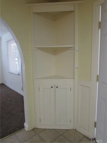 There is extra storage in the hallway