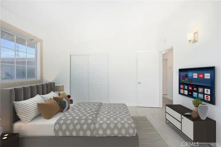 Virtually staged bedroom #2.