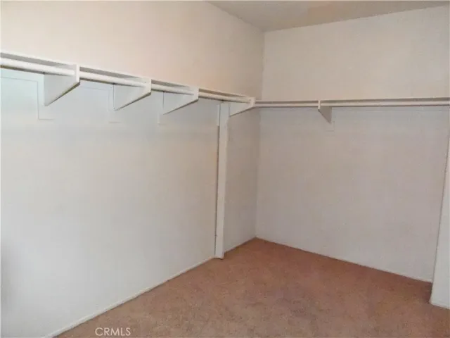 Walk in closet in Master
