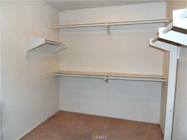 Walk in closet in Master