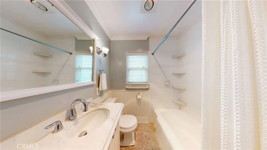 Hallway bathroom