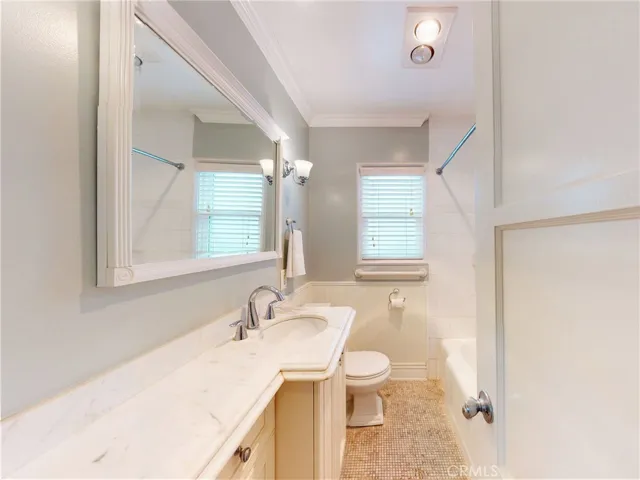 Hallway bathroom