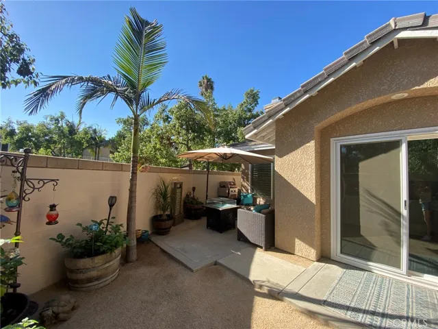 backyard with patio