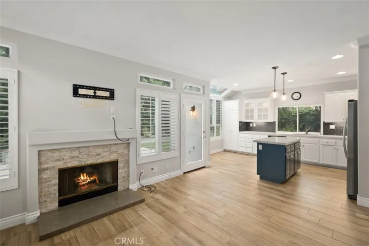 FAMILY ROOM OPEN TO KITCHEN