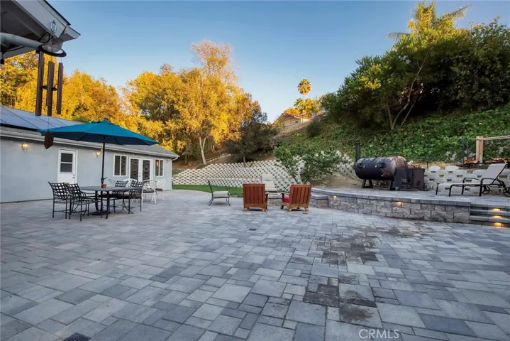 Backyard patio