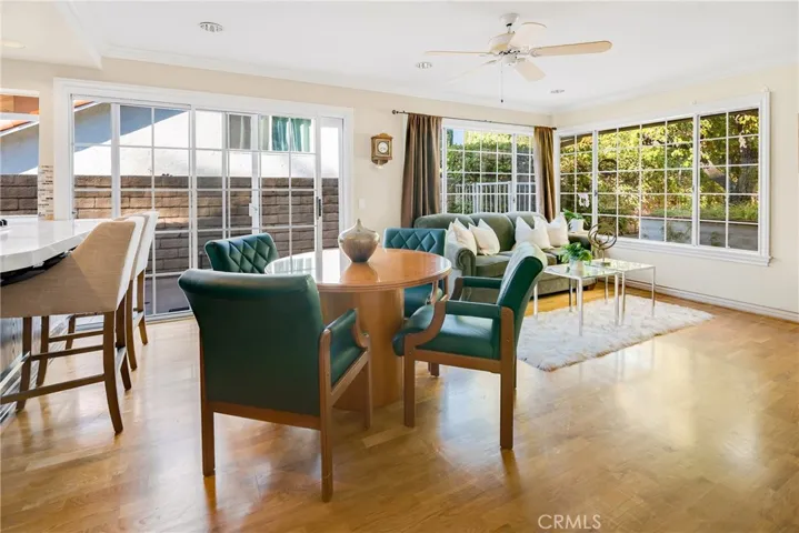 Family room off kitchen