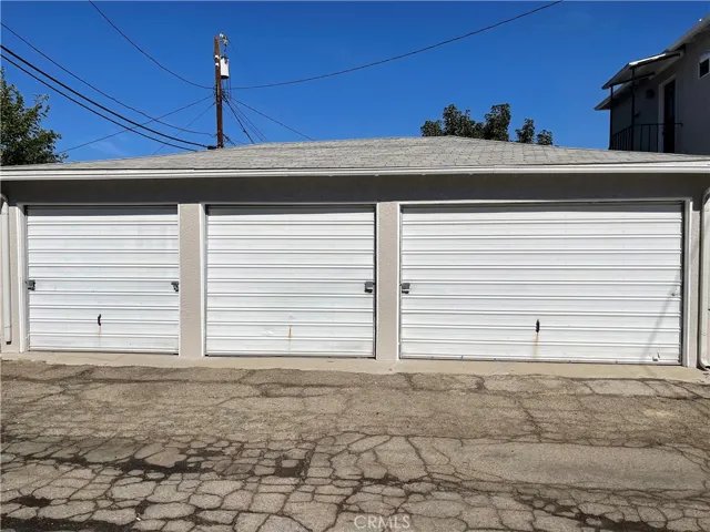 Garages for all three units