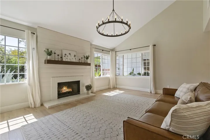 Living Room with Fireplace