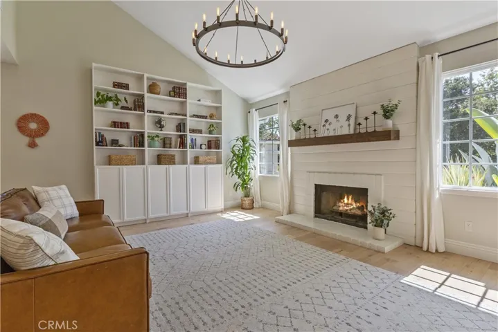 Living Room with Fireplace