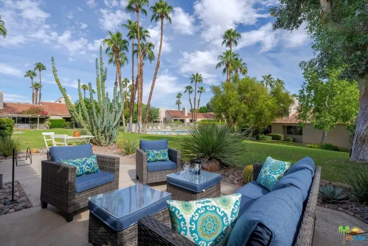 Back patio.