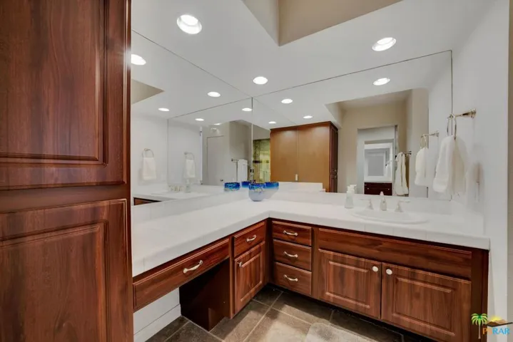 Primary bathroom station #1.